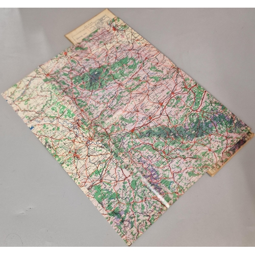 161 - WWII period Code A F Foldex No. 1 1/500,000 map of Europe, published by The Directorate of Military ... 