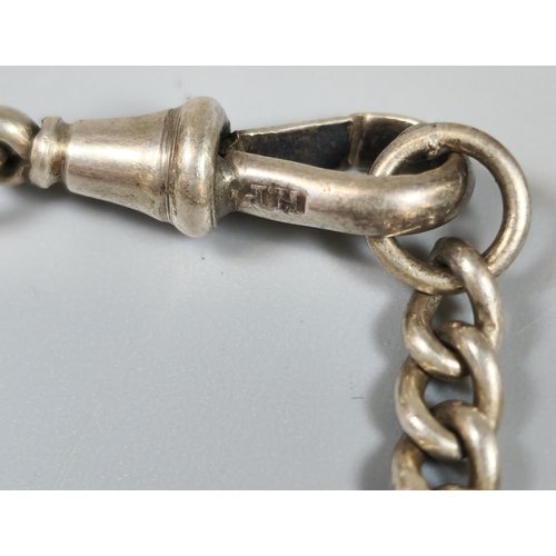 208 - A silver charm bracelet, the charms to include: terrier dog, shoe, boot, key, etc. (B.P. 21% + VAT)