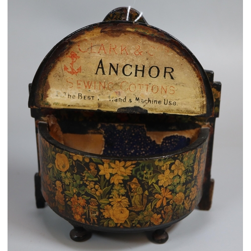 259 - Clark & Co Anchor sewing cottons box. (B.P. 21% + VAT)