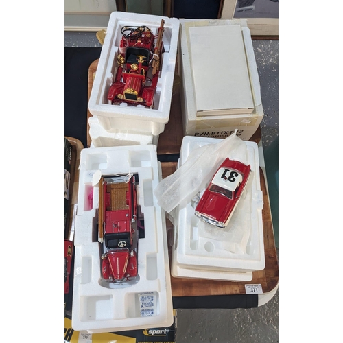 371 - Three Franklin Mint diecast model vehicles to include: 1948 Mack, 1916 Ford Model T and 1956 Nash Me... 