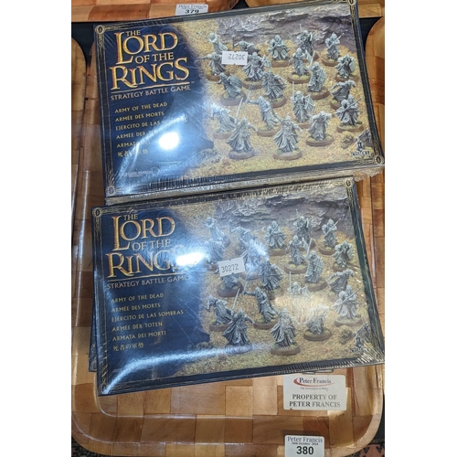 380 - Collection of nine The Lord of the Rings Strategy Battle Game figures to include 'Army of the Dead' ... 