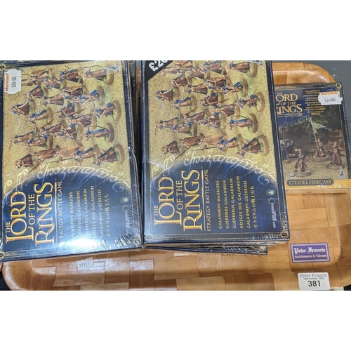 381 - Collection of nine The Lord of the Rings Strategy Battle Game figures to include 'Galadhrim Warriors... 