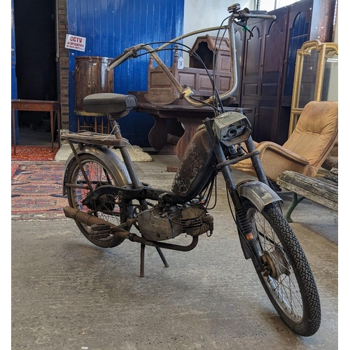 468 - An unusual Kreidler, late 1970's, 50cc moped with step through frame, telescopic front suspension, r... 