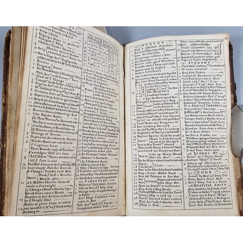 272 - Single 18th century volume 'Signals for The Royal Navy and Ships Under Convoy, Sailing and Fighting ... 