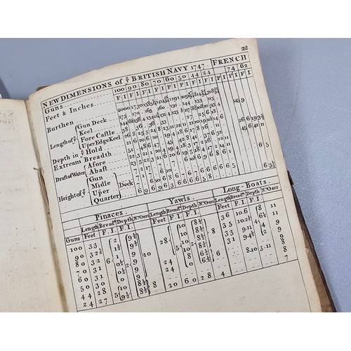 272 - Single 18th century volume 'Signals for The Royal Navy and Ships Under Convoy, Sailing and Fighting ... 