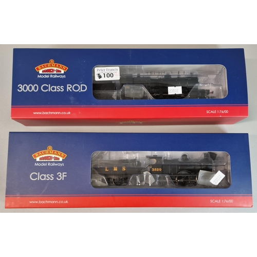 100 - Two Bachmann Branch-Line Model Railways scale 1:76 locomotives to include: Class 3F LMS Black and  C... 