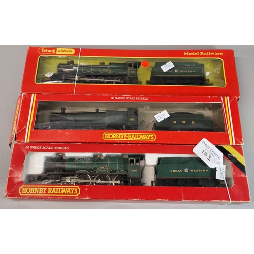 103 - Three Hornby and Tri-Ang OO gauge model Railways items in original boxes to include: R759 Hall Class... 