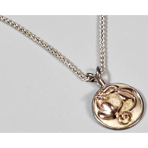 205 - 9ct gold and silver Clogau Tree of Life pendant on chain, in Clogau box. (B.P. 21% + VAT)