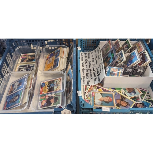 442 - Two trays of original Baseball cards, 1980s era to include: Mariners etc. (2) (B.P. 21% + VAT)