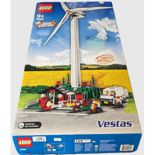 465A - Lego set 4999 Vestas battery operated Power Plant Wind Turbine as new in original box. A limited edi... 