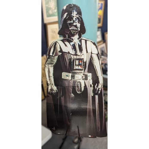 468 - Star Wars Darth Vader life size two dimensional cardboard cut-out. (B.P. 21% + VAT)