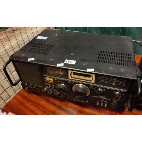 581 - National Panasonic DR48 Communication Receiver. NOT TESTED AND NO WARRANTY GIVEN. (B.P. 21% + VAT)