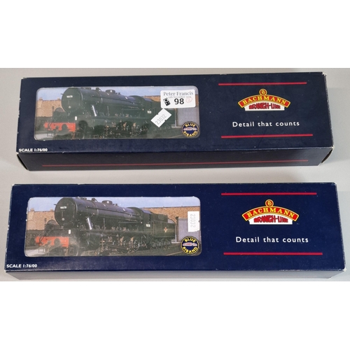 98 - Two Bachmann Branch-Line 1:76 scale OO gauge locomotives in original boxes to include: Army Transpor... 