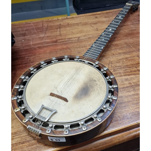 93 - Vintage The New Windsor Patent Zither Banjo. (B.P. 21% + VAT)