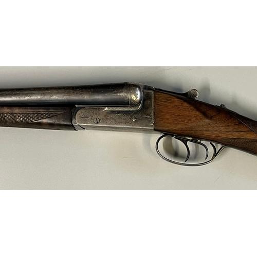 304 - Shotgun: Spanish ‘Laurona’ double barrelled side by side 12 bore ejector shotgun. 28” barrels. No. 8... 