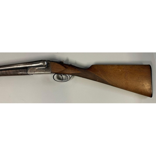 304 - Shotgun: Spanish ‘Laurona’ double barrelled side by side 12 bore ejector shotgun. 28” barrels. No. 8... 