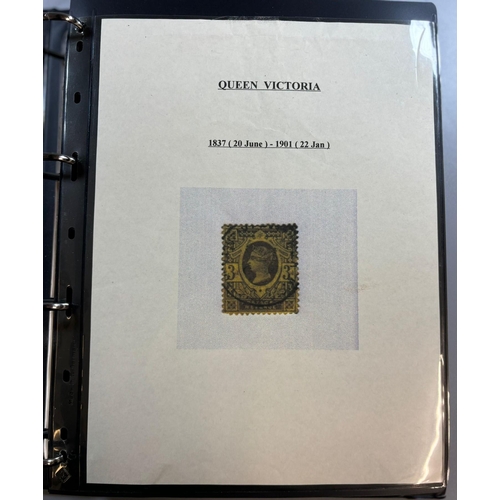 290 - Great Britain collection of stamps in two ring binders, Victorian to 1992, a mixture of mint and use... 