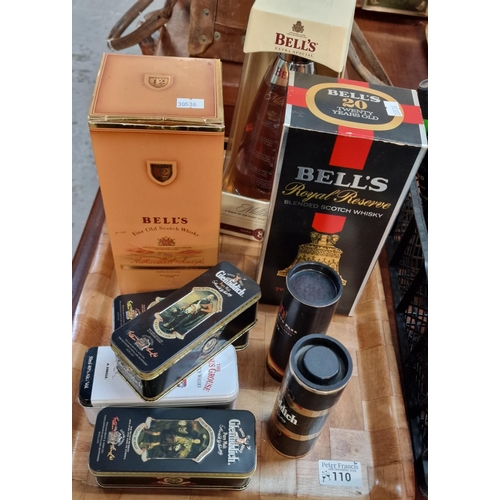 110 - Collection of Whisky to include: Bell's Millennium 2000, Bell's Royal Reserve 20 years old, Bell's C... 