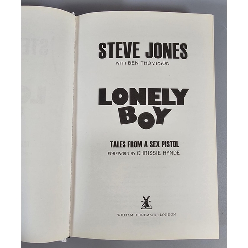 191 - Jones, Steve, 'Lonely Boy'. Tales from a Sex Pistol, First Edition 2016. Signed to Rob, Steve Jones.... 