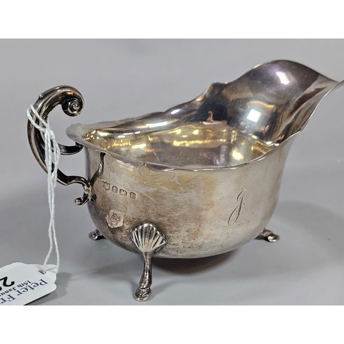 200 - Victorian repoussé single handled lidded mustard pot. London hallmarks. 4.7 troy oz approx. Together... 