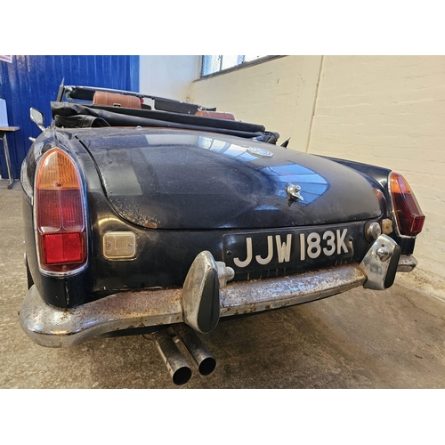 250A - TO BE SOLD AT 12 NOON PRECISELY.
1971 MGB Roadster drop head motor car, a late model version of the ... 