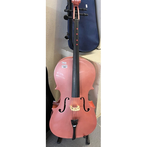 463 - Modern cased student violin, marked to the inside Stentor Music Co Ltd. with bow. Together with stud... 