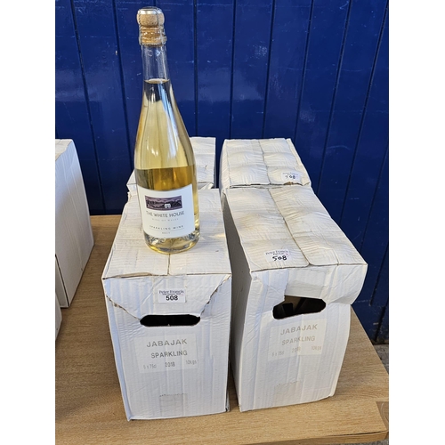 508 - Twenty four bottles of The Whitehouse Wine of Wales sparkling wine. 75cl. (24) (B.P. 21% + VAT)