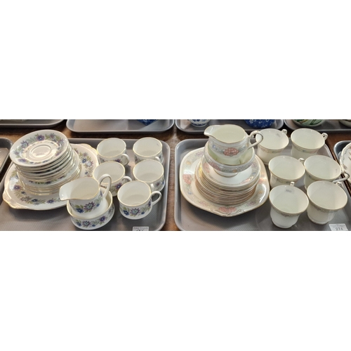 274 - Twenty one piece Paragon fine bone china 'Cherwell' design part tea set, together with a twenty one ... 