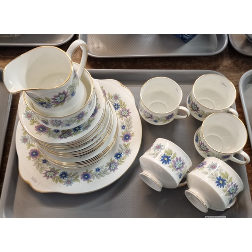 274 - Twenty one piece Paragon fine bone china 'Cherwell' design part tea set, together with a twenty one ... 