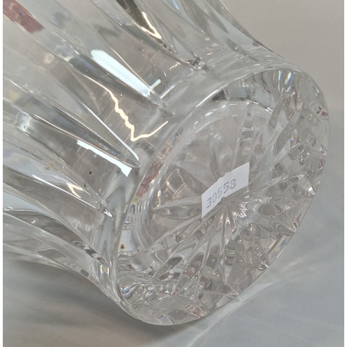 32 - Marquis by Waterford Crystal, a baluster shaped vase. 26cm high approx.  (B.P. 21% + VAT)