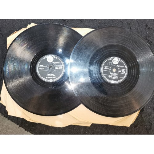 279 - Large collection of various LPs and RPM 45s to particularly include: Elvis Presley, Cliff Richard, B... 