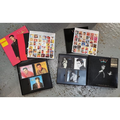 367 - Large collection of Elvis Presley vinyl LP records, a number set in glazed frames to include: 'Elvis... 