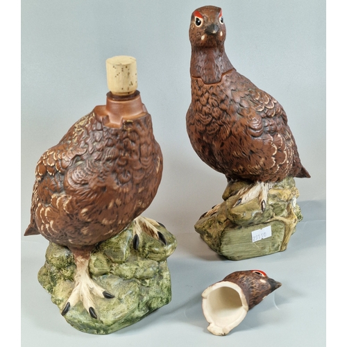 11 - Pair of Royal Doulton Matthew Gloag & Son Ltd Famous Grouse Scotch Whisky liqueur bottles/decanters,... 