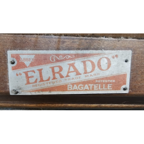 613 - Vintage 'Elrado' bagatelle board. (B.P. 21% + VAT)