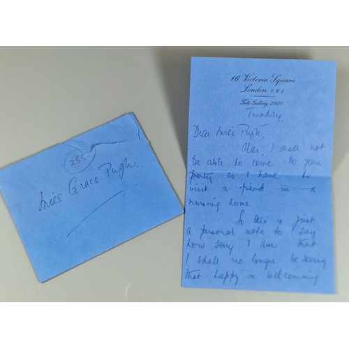 298 - Ian Fleming, ( British author, 1908-1964, creator of James Bond) a personal letter of apology to a M... 