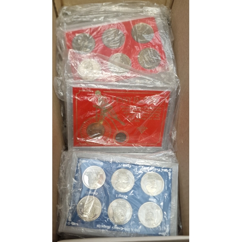 318 - Collection of cased coinage to include: 15th century Monarchs, other British Monarchs, Penny Farthin... 