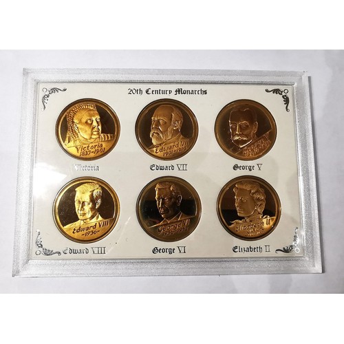 318 - Collection of cased coinage to include: 15th century Monarchs, other British Monarchs, Penny Farthin... 