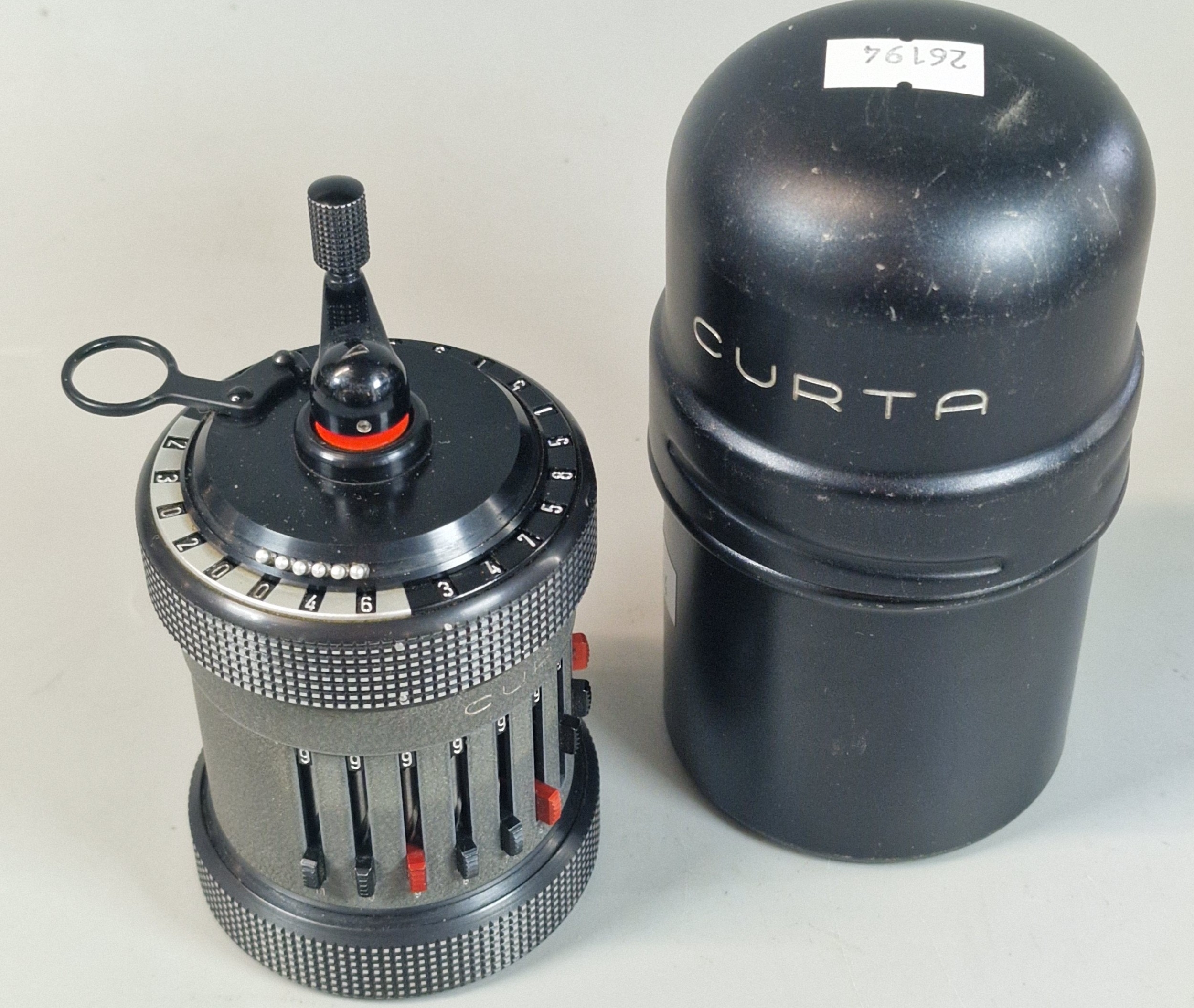 追加画像 m001 B クルタ計算機 タイプ1 リヒテンシュタイン ケース付 CURTA