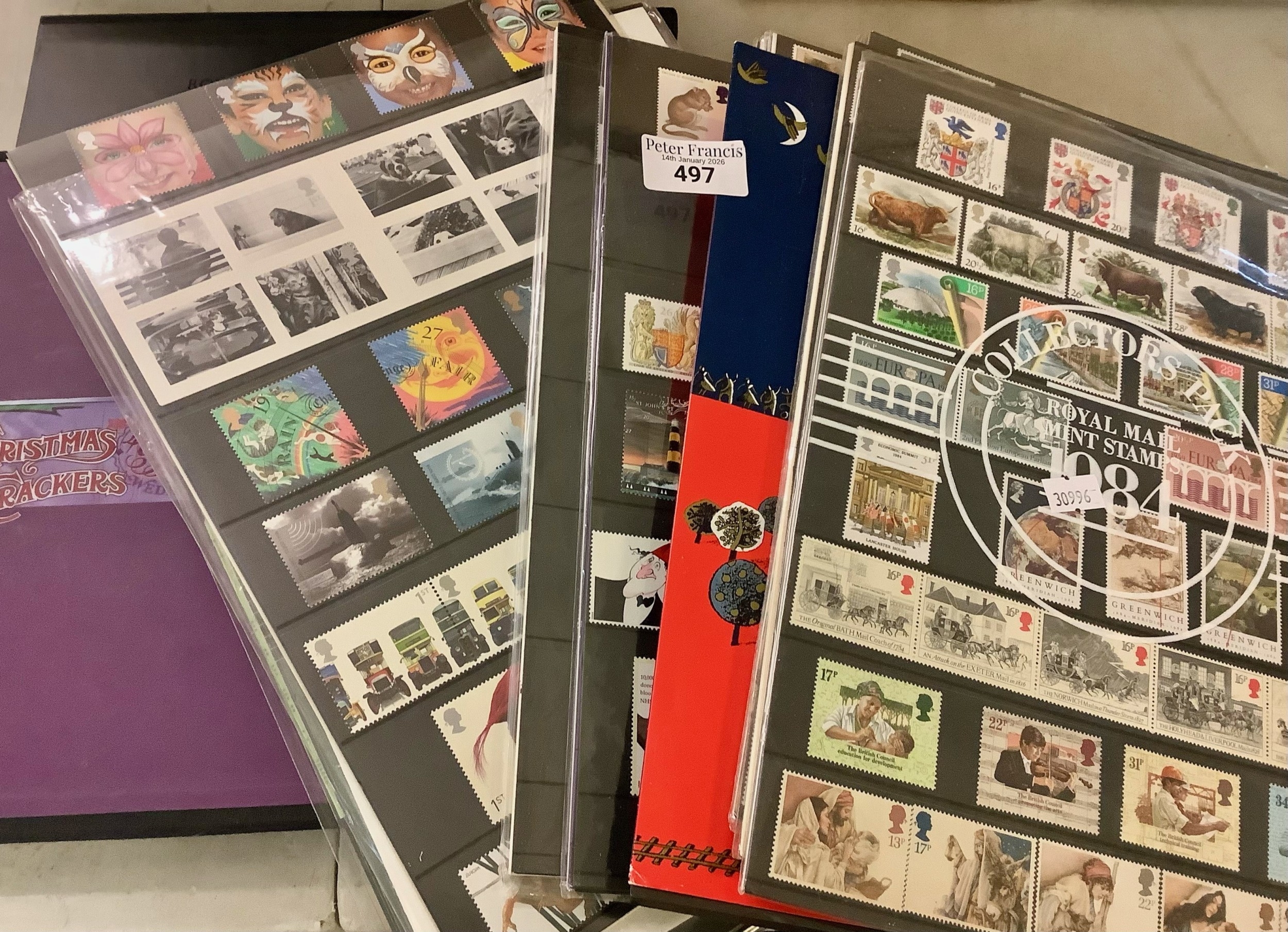 Great Britain selection of collectors packs - various 1984 to 2006 plus ...