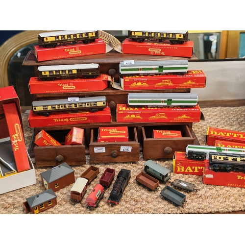 Large collection of Tri-ang Railways OO gauge model railway items ...