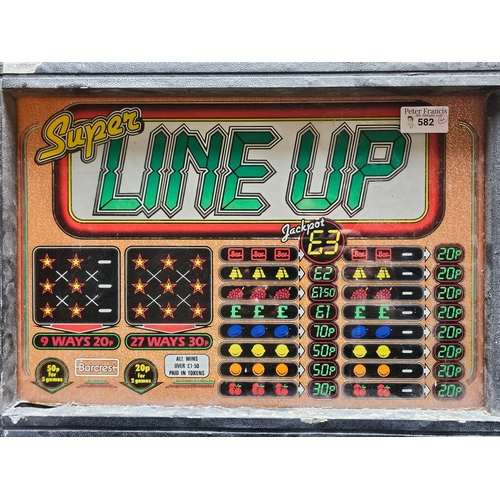 Collection of vintage fruit machine glass display panels, to include ...