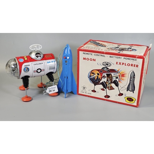 Japanese remote control battery powered Moon Explorer with