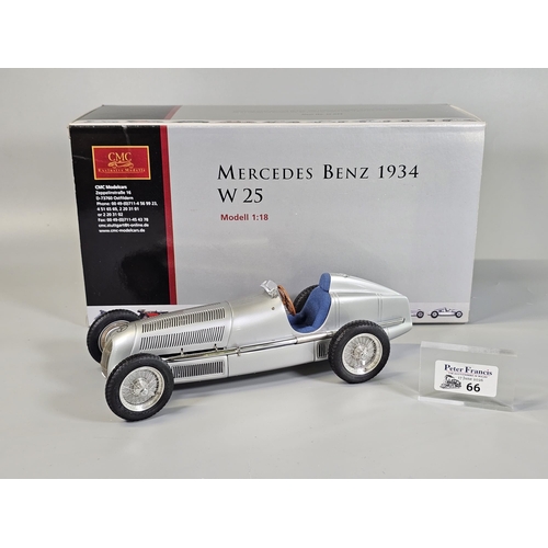 CMC Models 1:18 scale Mercedes Benz 1934 W25 diecast model racing