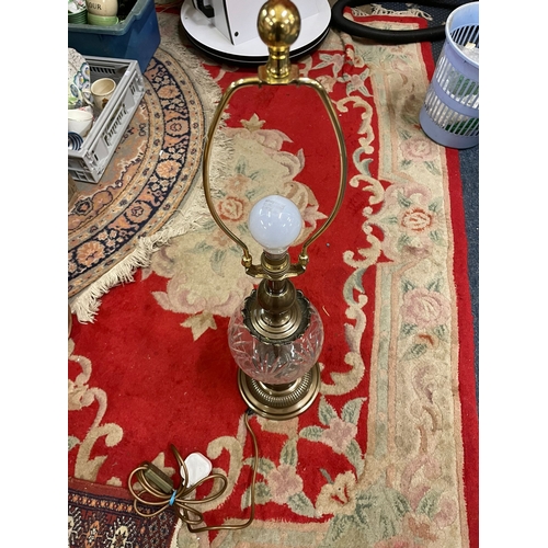 10 - LARGE LAMP GLASS BASE GOOD WORKING ORDER