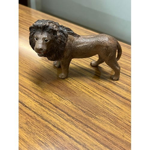 236 - COLD PAINTED BRONZE OF A LION