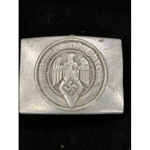 363 - WWII LATE WAR GERMAN HITLER YOUTH BELT BUCKLE