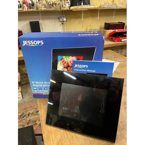 63 - JESSOPS DIGITAL PICTURE FRAME WITH REMOTE AND PLUG