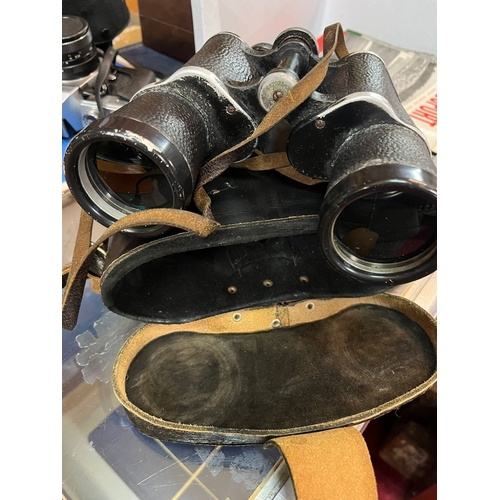 131 - USSR CASED BINOCULARS