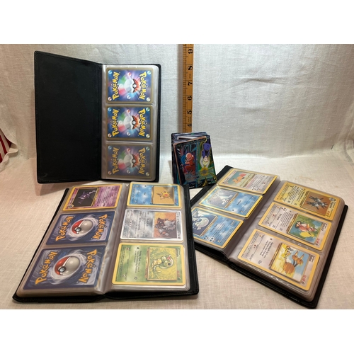 372 - 3 FOLDERS POKEMON CARDS & OTHERS