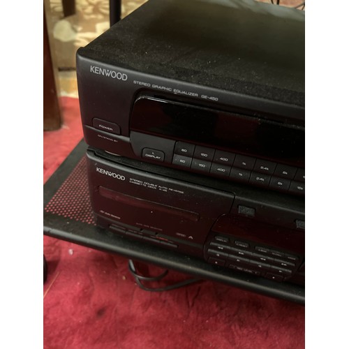 27 - KENWOOD COMPLETE STEREO UNIT ON STAND